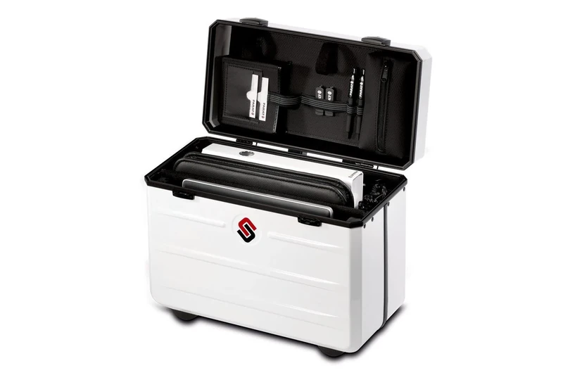 PARAT GmbH & Co. KG 208363170 29 Litre High-Gloss PARADOC TronX Roll Able Pilot Case - White
