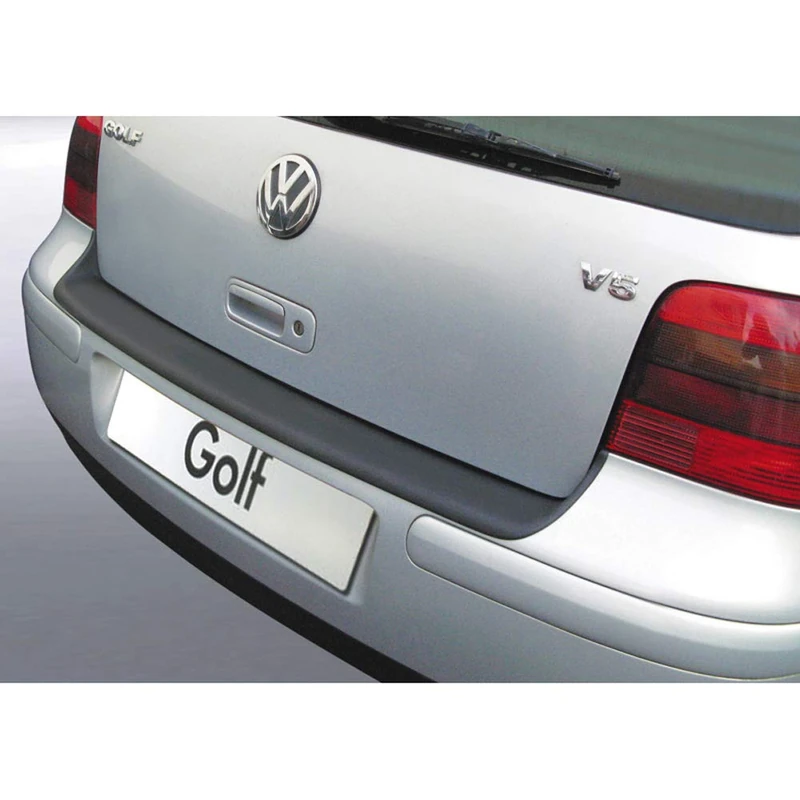 RGM ABS Rear bumper protector compatible with Volkswagen Golf IV 3/5 doors Black