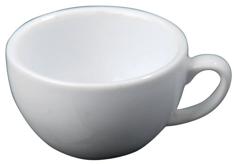 Classic White Espresso Cup - Capacity: 90ml (3oz). Box quantity: 12.