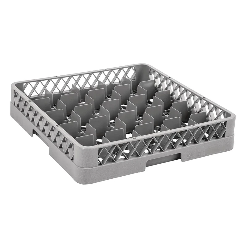 Vogue Glass Rack 25 Compartments - Commercial Glasswasher Basket Tray F613