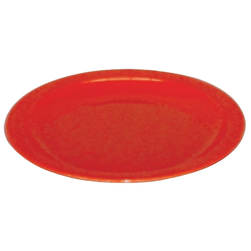 Olympia Kristallon PC Plate Red - 230mm 9" (Box 12)