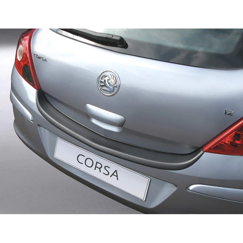 RGM ABS Rear bumper protector compatible with Opel Corsa D 3 doors excl. VXR/GSi/OPC Black - Image 1