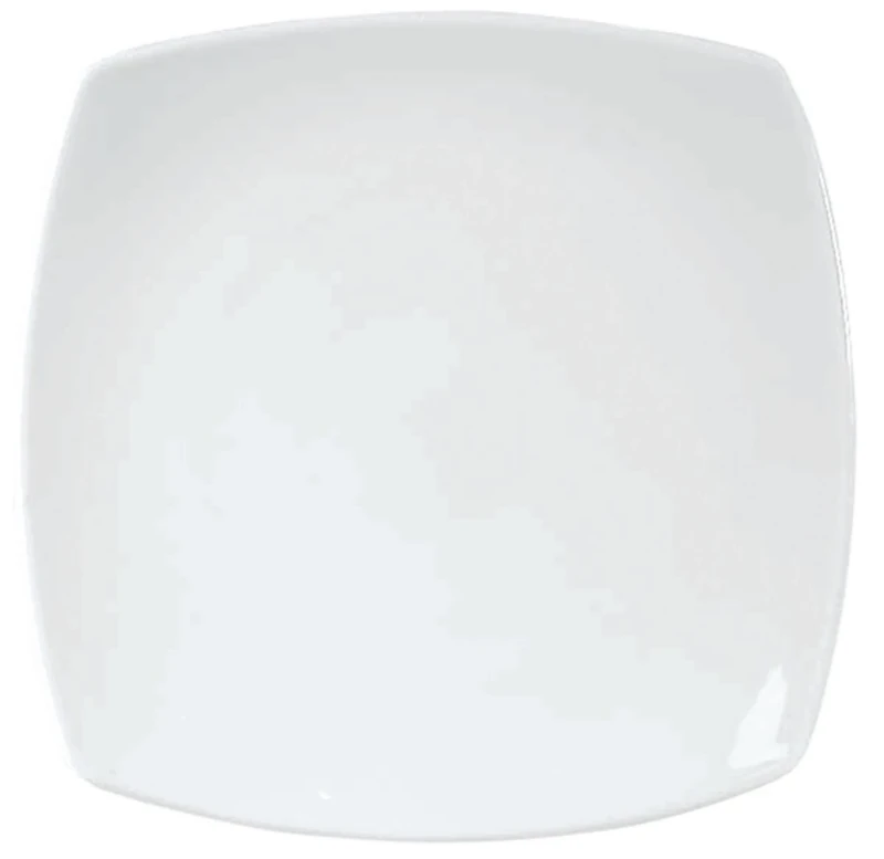 Kana Square Plate - Diameter: 210mm (8.25""). Box quantity: 12.