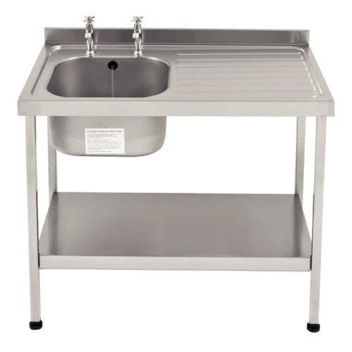 Franke E20601RTP Stainless Steel Sink, Self Assembly, 1000 mm Width