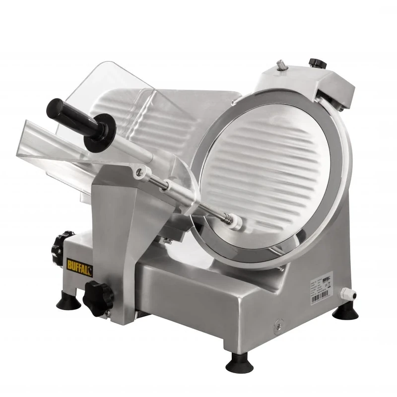 Buffalo Meat Slicer 300mm - Built-in Safety Guards, Blade Removal Kit, Adjustable Slicing, Integral Blade Sharpener CD279