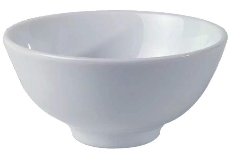 Oriental Rice Bowl - Colour: White. Diameter: 115mm. Capacity: 220ml. Box quantity: 24.