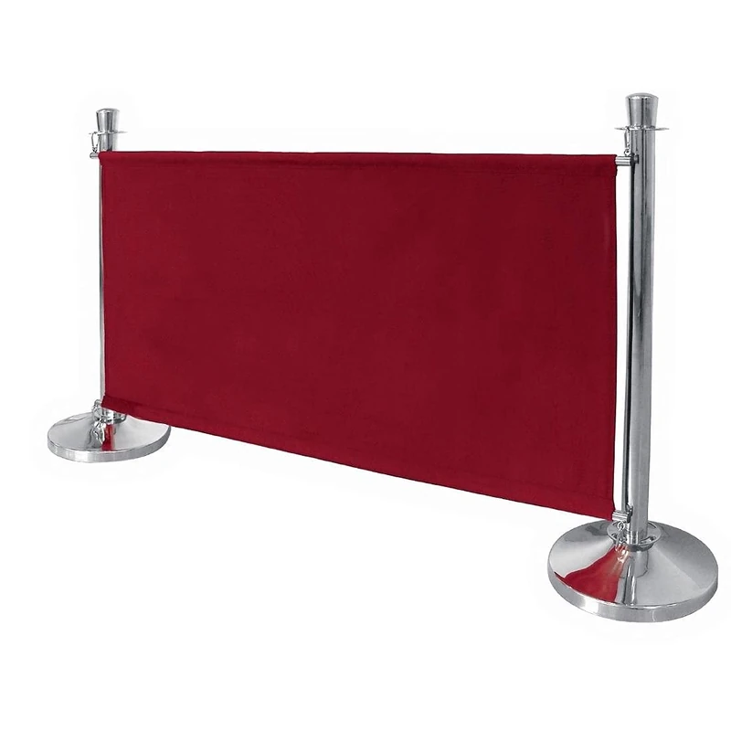 Bolero Red Canvas Barrier 700X1430X20mm Posts Safety Crowd Control Belts