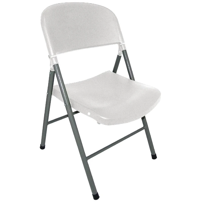 Bolero Foldaway Utility Chair Steel White Functions Buffets 810X490X500mm 2pc