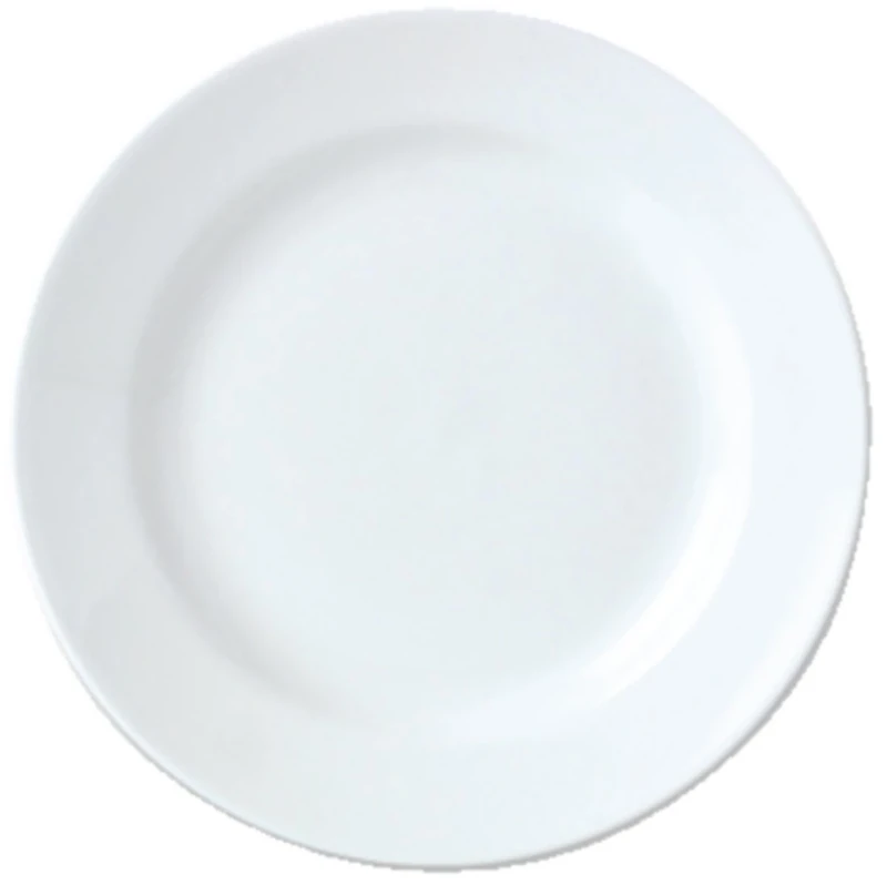 Steelite V9248 Simplicity Harmony Plate, White (Pack of 6)
