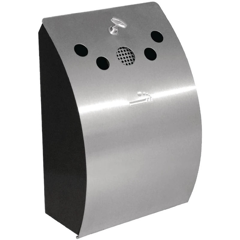 Bolero Wall Mounted Ashtray Stainless Steel Cigarette Smoking Holder Restaurant