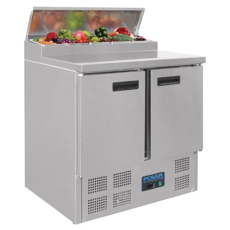 POLAR REFRIGERATION, Polar Refrigerated Pizza And Salad Prep Counter 254 Litre Commercial Display