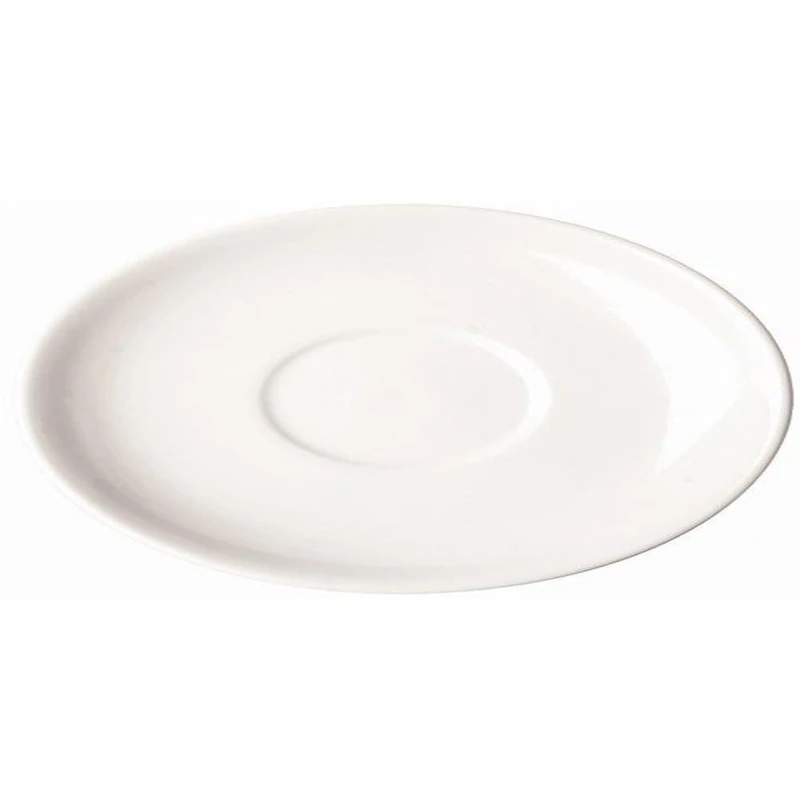 "Classic White Tea/Soup Saucer - Dimensions: 150mm (6""). Box quantity: 12."