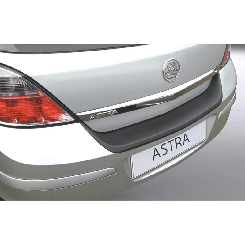 RGM ABS Rear bumper protector compatible with Opel Astra H 5 doors excl. VXR/GSi/OPC Black