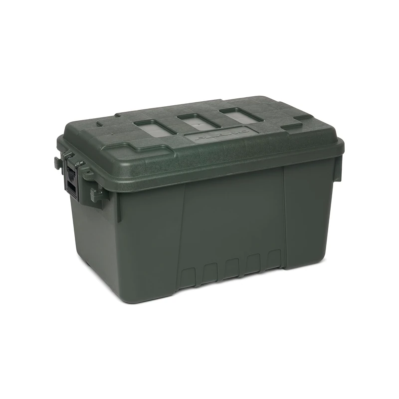 PLANO Sportsman's Trunk - Small 53ltr,Olive Drap Green, Military-Grade Storage Box with Lid, Heavy Duty, Large, Camping & Army Storage Trunks, Perfect for Hunting, Paintball, Airsoft or Home Storage