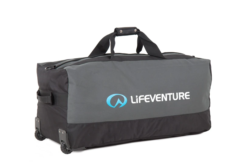 Lifeventure Expedition Large Duffle Bag with Wheels, 120 litres | Soft, Folding Base, Compact When Not in Use