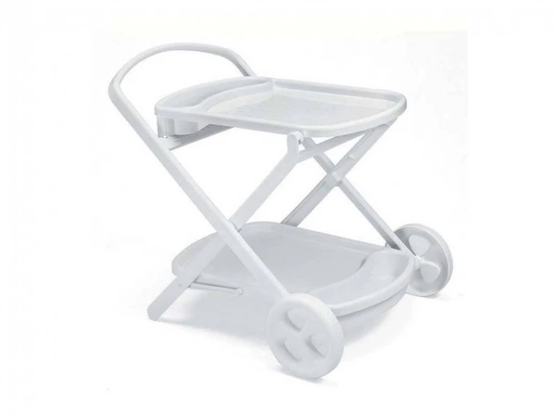 Scab Rudiano Perlage Trolley Closed, White, One Size,