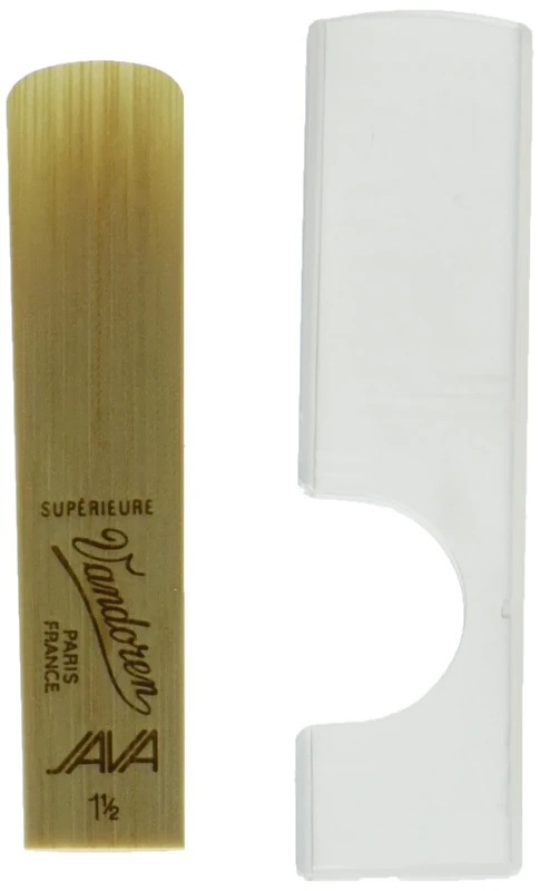 Vandoren SR2615R/50 Strength 1.5 Java Red Alto Saxophone Reeds, Set of 50 Pieces