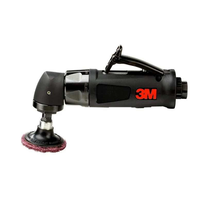 Cubitron II Disc Sander - Pneumatic Sander for Metal, Wood and Composites - Dual Mount - Air Powered Sander - Grinding, Finishing, Sanding - 1/2 Horsepower - 2' - 28329 - Image 1