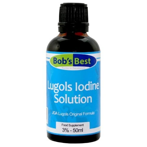 Bob's Best Lugol's Iodine Solution 3% - 50ml - Additive Free