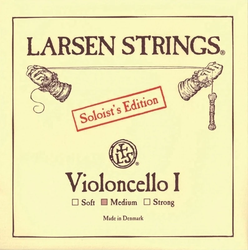 Larsen Original Cello 4/4 - Violoncello I - A Soloist Strings - Soft - Tension 18.0kg/ 39.7lbs