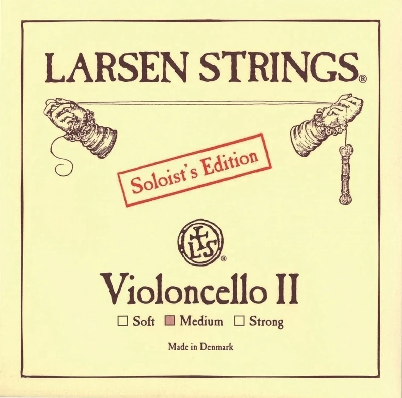 Larsen Original Cello 4/4 - Violoncello II - D Soloist String - Medium - Tension 13.9kg/ 30.6lbs