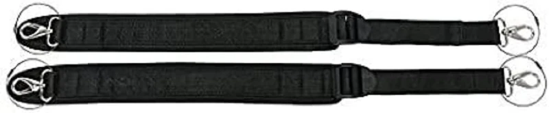 GEWA backpack straps black for violin, viola case 2 pieces gold