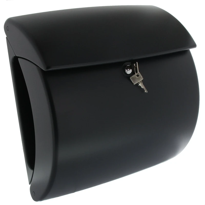 Burg-Wächter Pearl 886 GR Plastic Letterbox, Grey