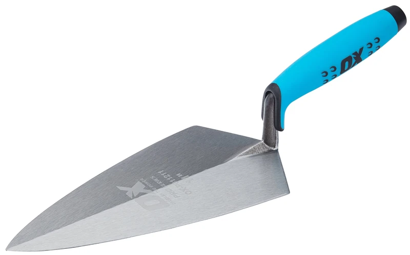 OX Pro Brick Trowel Philadelphia Pattern - 11" / 280mm, Blue