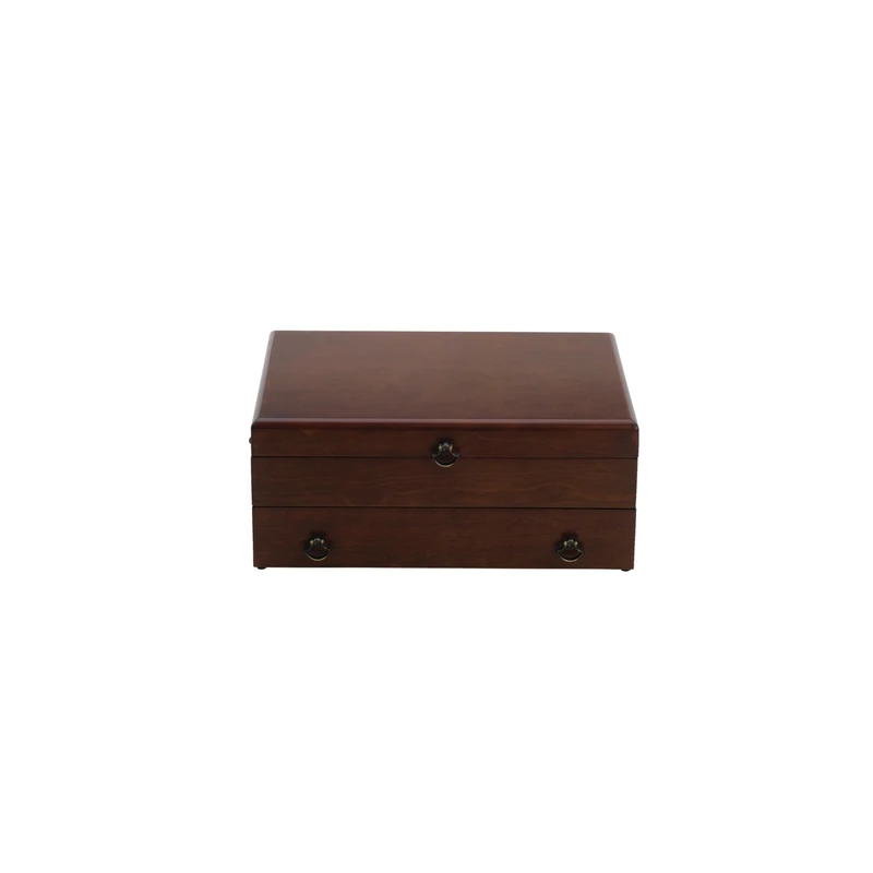 Reed And Barton 44C Bristol Cherry Finish Flatware Chest - Image 1