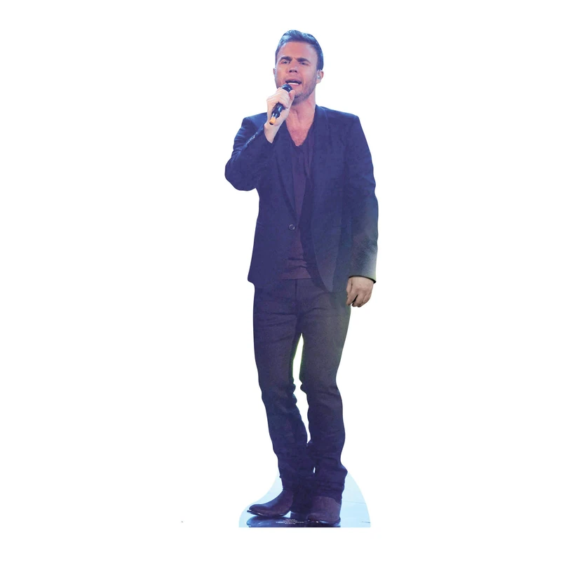 Star Cutouts CS434 Lifesize Cardboard Cutout of Gary Barlow Singing