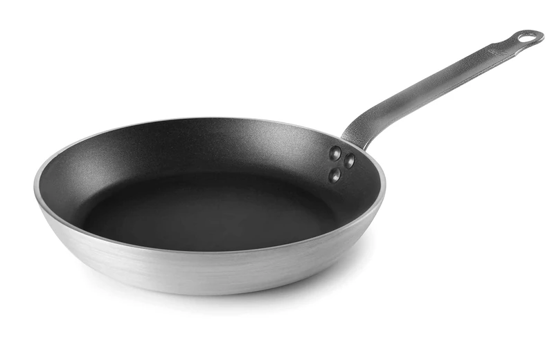 Lacor 21728 Tricapa Plus with Bottom Frying Pan, 28 cm, Silver/Black
