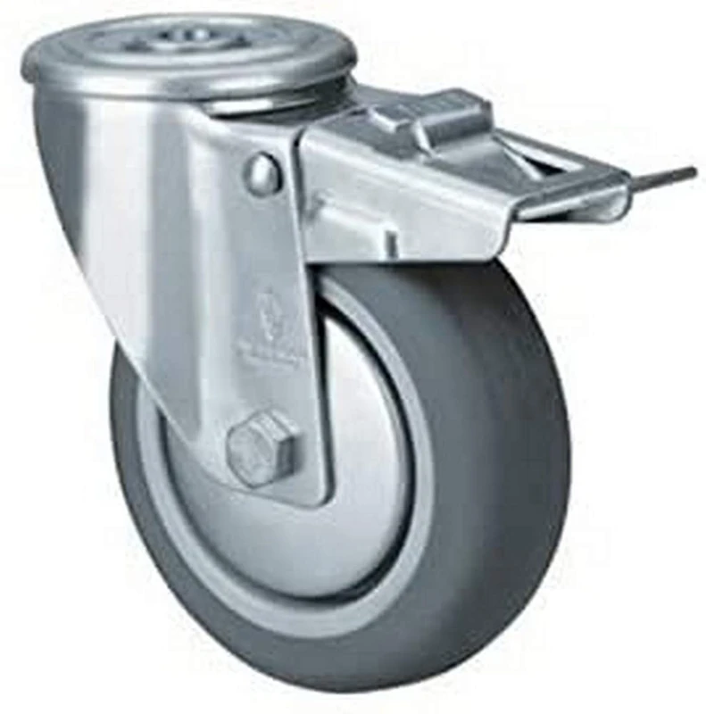 Lacor 56523 Shelf Wheel with Brake, 30 x 30 x 30 cm, Silver - Image 1
