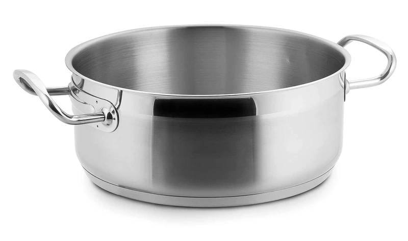 Lacor 57032 Eco-Chef Casserole without Lid, 32 cm, Silver