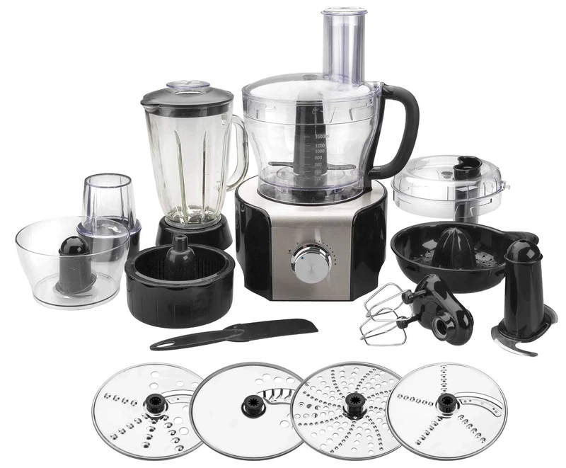 Lacor 69079 800 W Multi-Functional Robot, 22 x 24 x 40 cm, Black