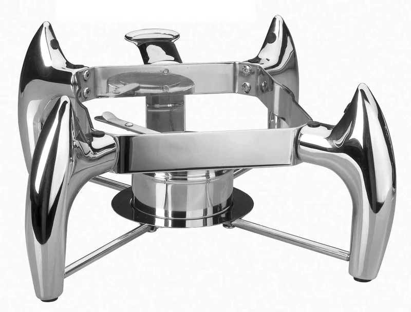 Lacor Gn 1/2 Luxe Chafing-Dish Stand, Stainless Steel, Silver, 28 x 40 x 17 cm