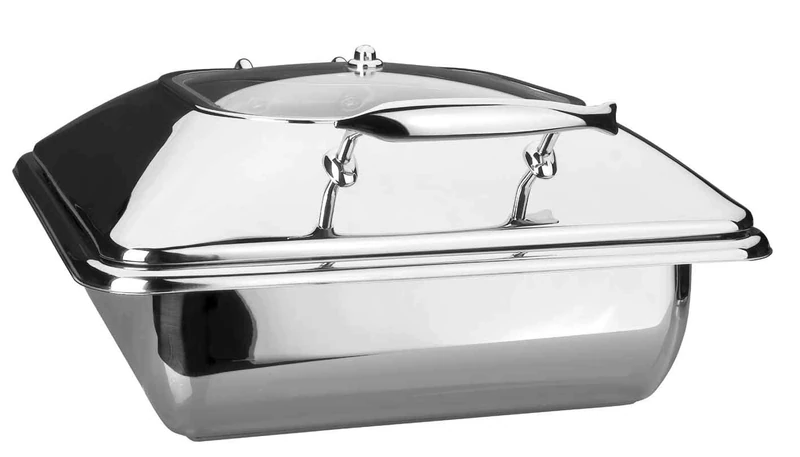 Lacor 69095 Luxe GN 2/3 Chafing Dish, 41 x 43 x 20 cm, Silver