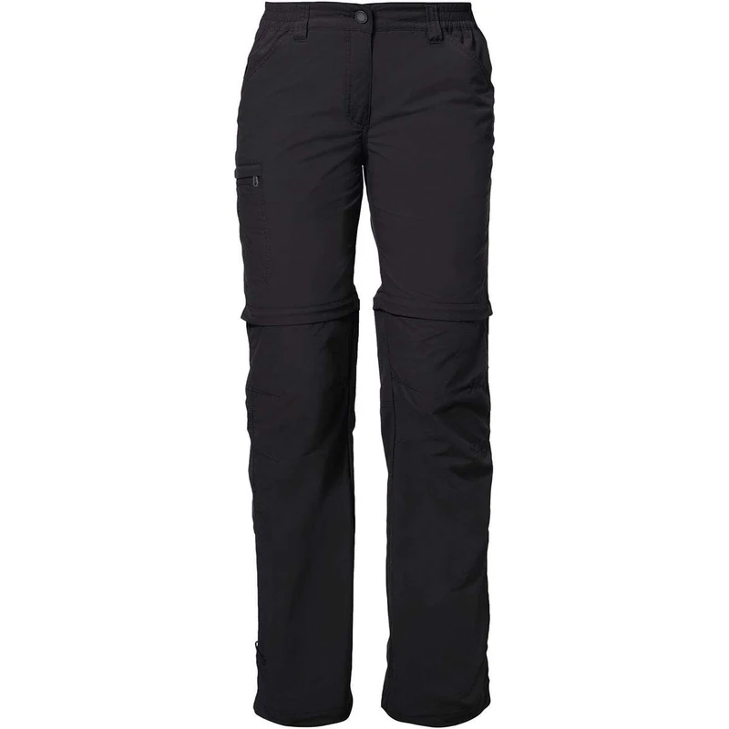 Vaude Women's Farley Zo IV Zip-Off Travel Pants, Black,48/XXXL, 3873