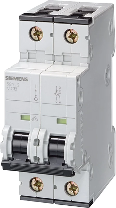 Siemens 5SY45047 Supplementary Protector, UL 1077 Rated, 1 Pole Breaker + Neutral, 4 Ampere Maximum, Tripping Characteristic C - Image 1