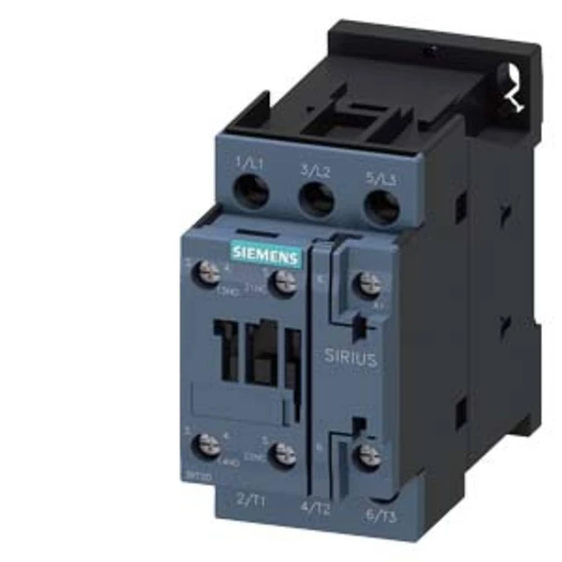 Siemens 3RT2023-1AP00 CONTACTOR, AC-3, 4KW/400V, 1NO+1NC, AC 230V 50HZ, 3-Pole, SZ S0 Screw Terminal, White