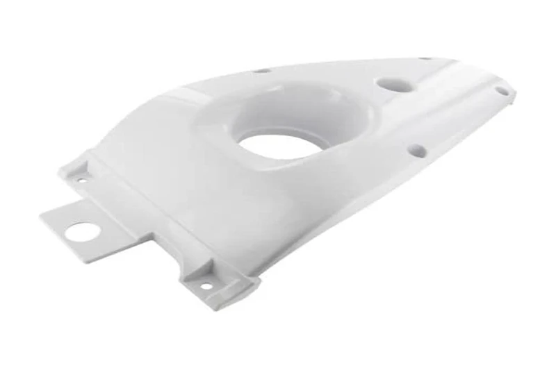 STR8 Passenger Cover for Yamaha Aerox/MBK Nitro, White - Image 1