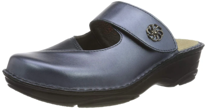 Berkemann Heliane, Women’s Clogs, Blue (Blau 41.5), 7.5 UK (41.5 EU)