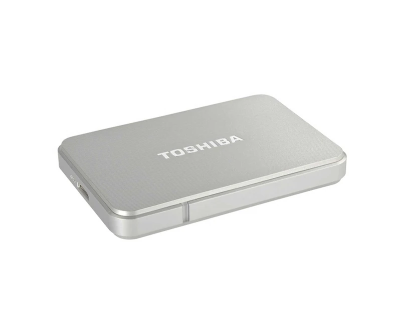 Toshiba PX1798E-1E0A 500GB Edition USB 3.0 2.5 inch External Hard Drive with 1 Year Data Recovery Service - Silver