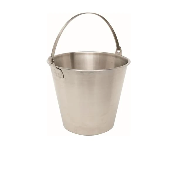 Genware E13012 Bucket, S/ST, Economy, 12 L