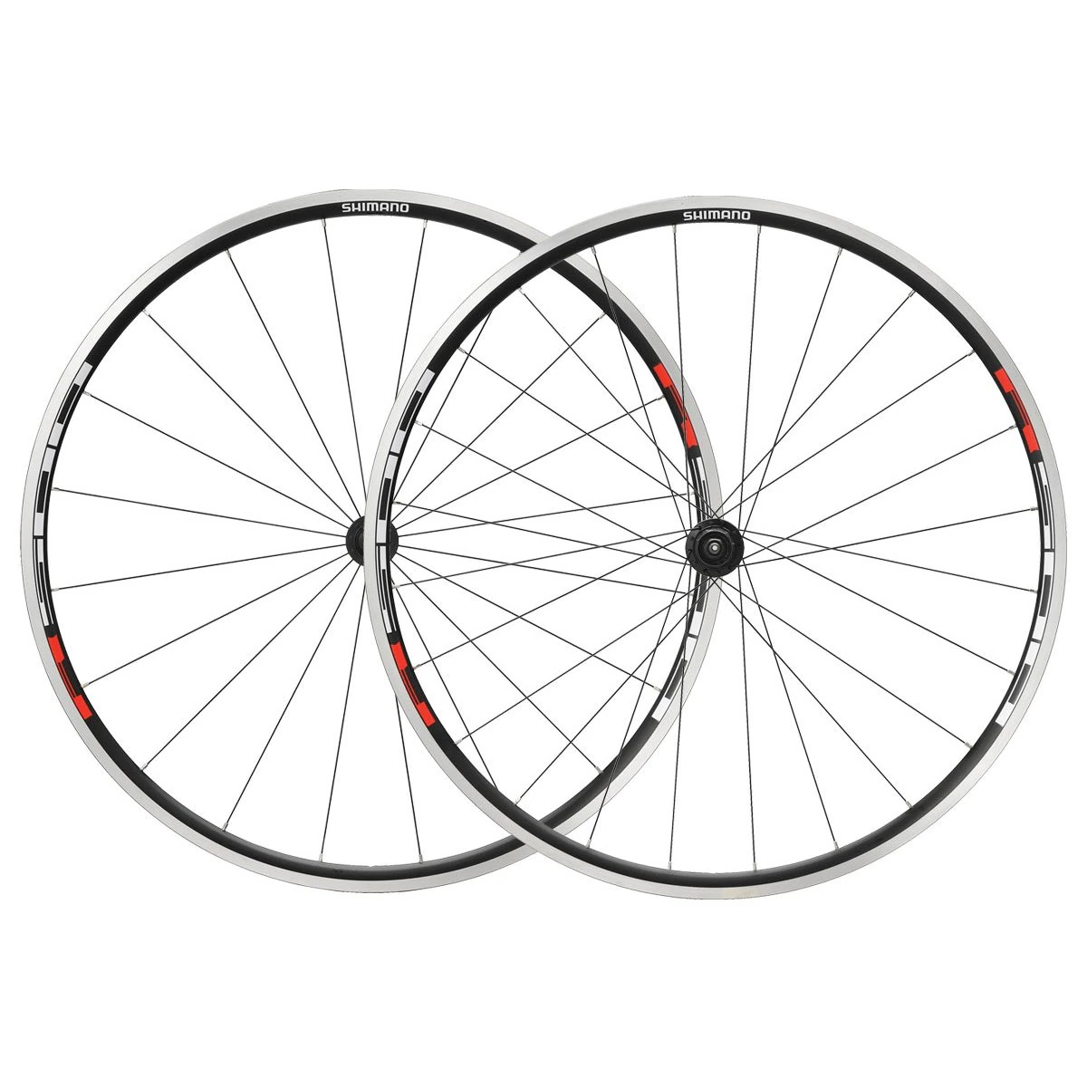 SHIMANO Unisex Adult Game (/After) R50S Bicycle Wheels, Multi-Colour, One Size