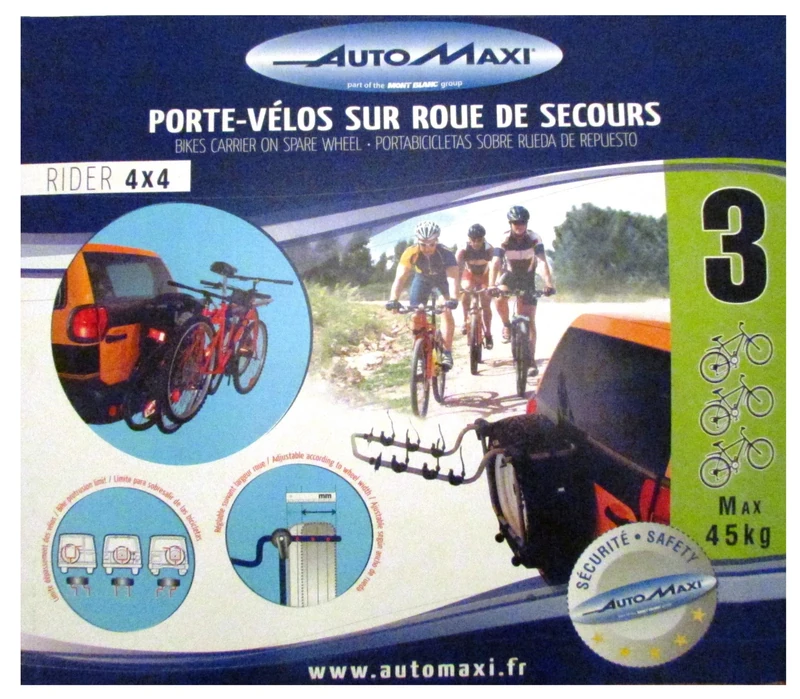 AutoMaxi RIDER-4X4 Rear Mounted Cycle Carrier 4X4