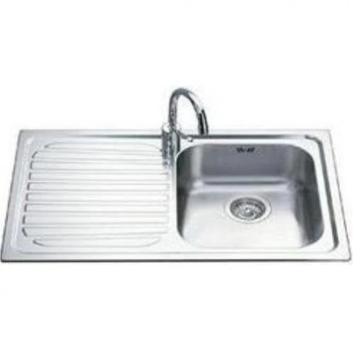 Kitchen Sink Made of Stainless Steel with a Single Bowl from Smeg Omni - Right - Stainless Steel - SP791S-2
