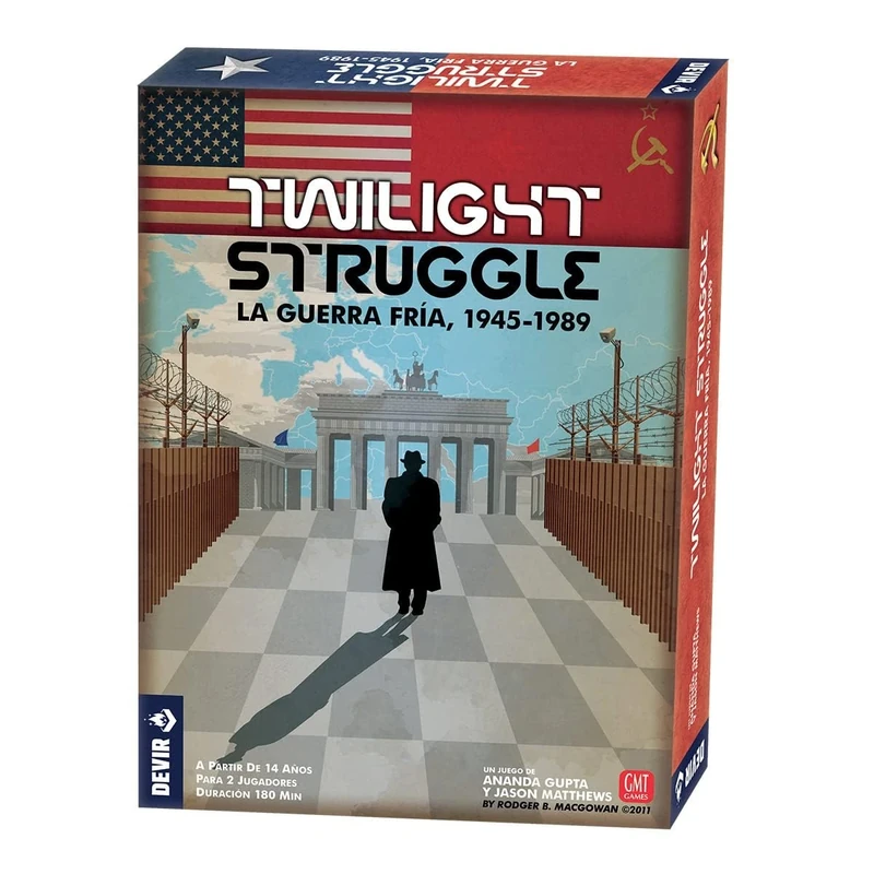 Devir - Twilight Struggle: The Cold War, 1945-1989, Board Game, Strategic Board Game set in the Cold War, History (BGTWIST) - Image 1