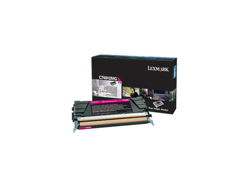 Lexmark High Yield Magenta Toner Cartridge, 10000 Yield, for Use in Model C748 Only (C748H2MG)