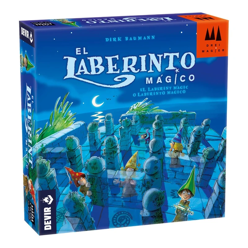 Devir - The Magic Maze, Children's Board Game for 2-4 Players, Magnetic Game, from 6 Years, Spiel des Jahres Prize