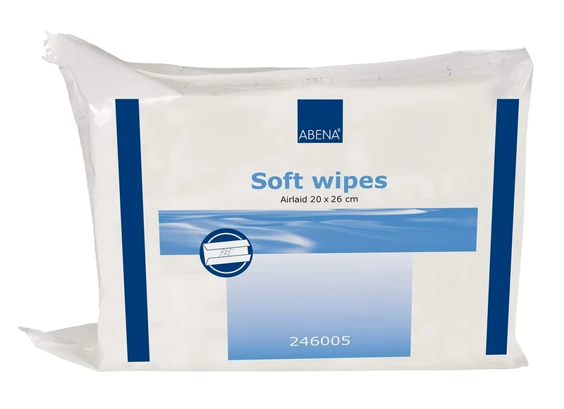 ABENA Single Use Airlaid Paper Washcloths, Case of 1000 Pieces - 20 x 26 cm - Image 1